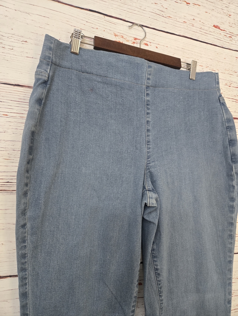 NWOT NYDJ Bailey Relaxed Straight Jeans 14W Women Blue Lift Tuck Denim - Picture 5 of 14